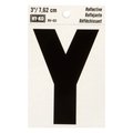 Hy-Ko 3In Reflective Letter Y, 10PK B00475